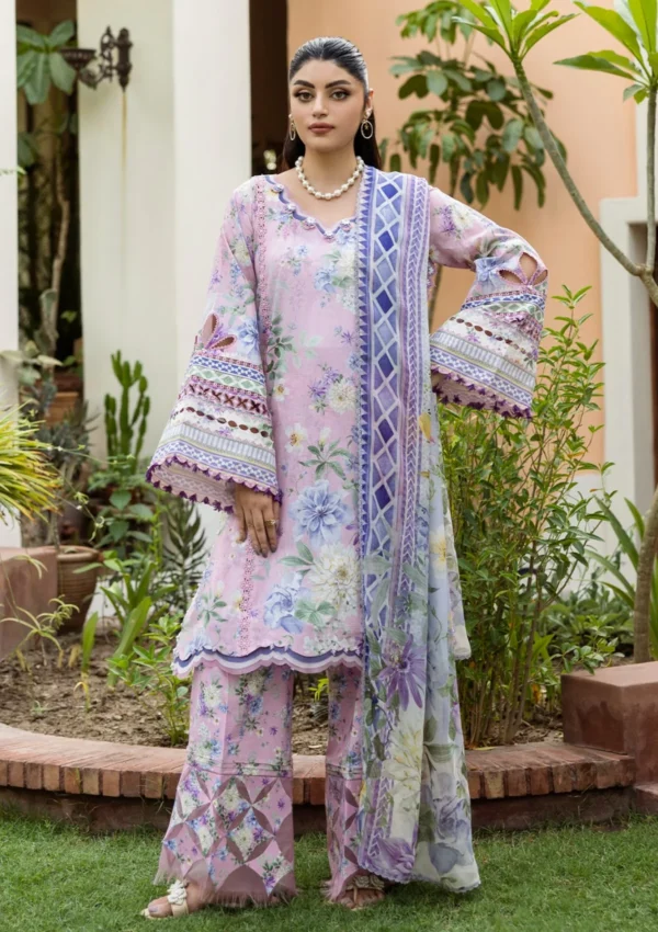 Lawn - Elaf Premium - Prints 25 - ECD#3A - WISTERIA