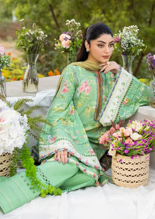 Lawn - Elaf Premium - Prints 25 - ECD#6B - PASTELLE - Image 2