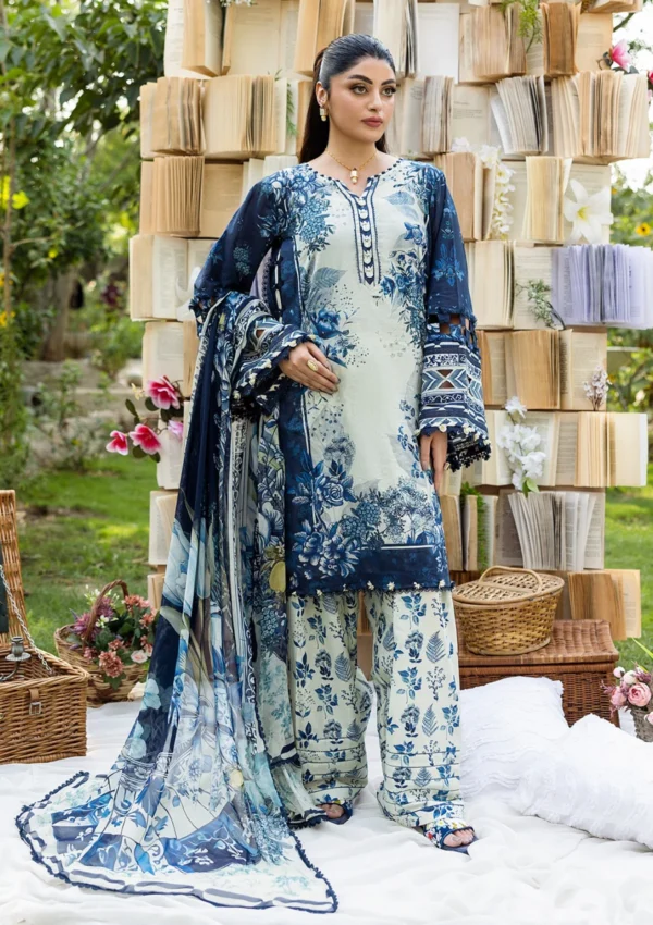 Lawn - Elaf Premium - Prints 25 - ECD#7B - BLOOMSTELLA
