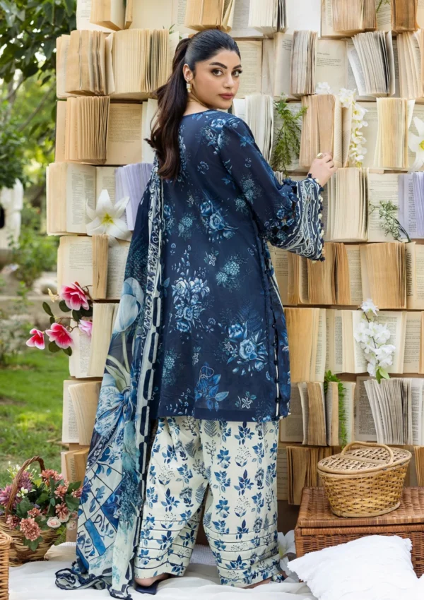 Lawn - Elaf Premium - Prints 25 - ECD#7B - BLOOMSTELLA - Image 2