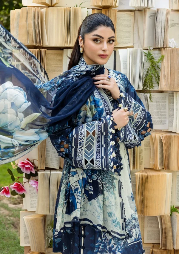 Lawn - Elaf Premium - Prints 25 - ECD#7B - BLOOMSTELLA - Image 3
